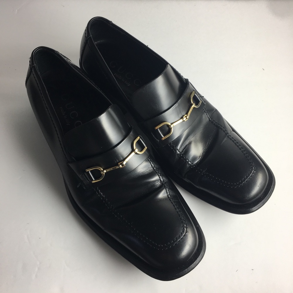 Gucci Made in Italy Calf  Horsebit Loafers 8D